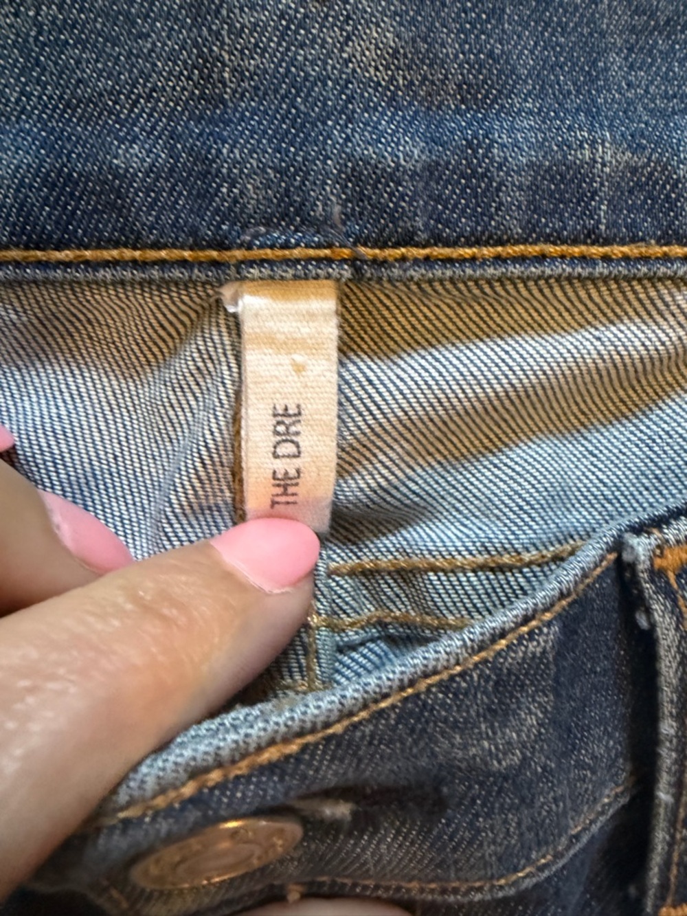 Rag & Bone Women's Dre Low-Rise Slim Boyfriend Jeans Size 27 Medium Dark Wash - Picture 10 of 12